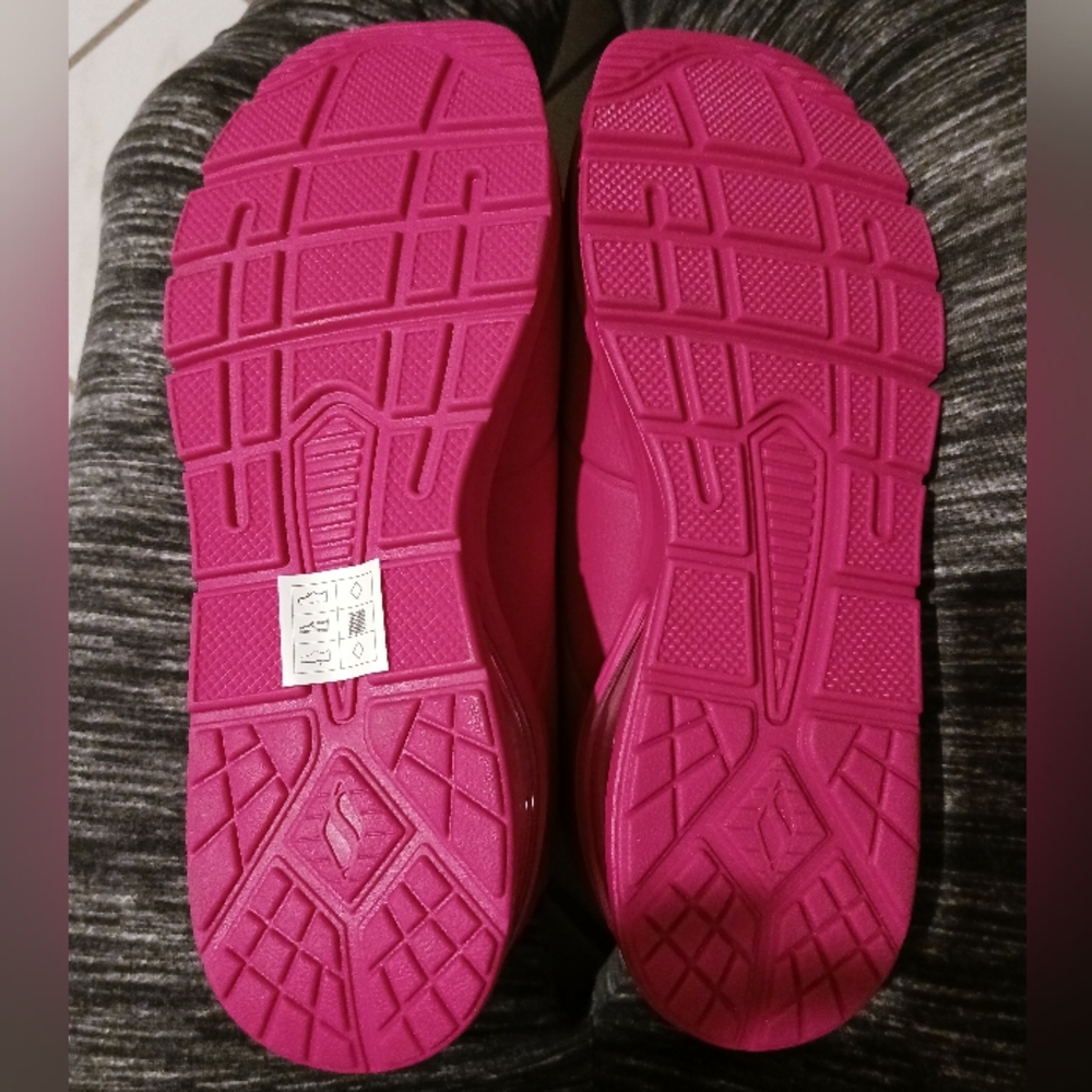 Skechers Street Los Angeles Air Cooled Memory Foam Vegan Fuschia - Picture 6 of 16